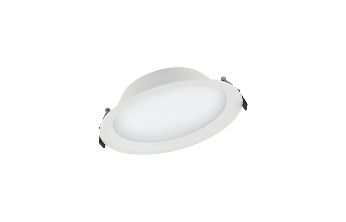 DL ALU DN200 WT 25W/840 2370LM D215/190 H61 IP44 DOWNLIGHT