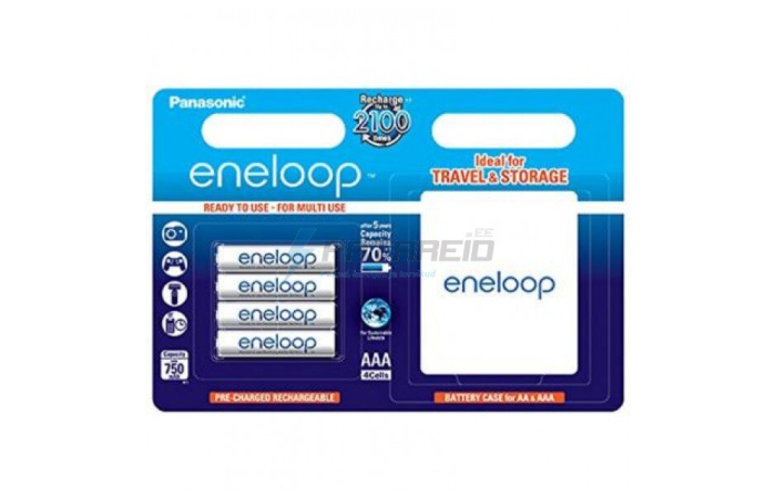 ENELOOP AAA/HR03 AKU 4-PAKK 750MAH + KARP