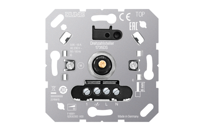 JUNG 1735 DS MOOTORI REGULAATOR 0.1-2.3A