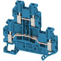 NSYTRV44DBL RIVIKLEMM KRUVIGA 2 KORRUST 4 KLEMMI 4MM² SININE