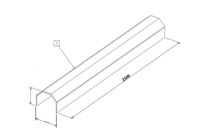 UKK2525M2.5 KAABLIKATE 25MM