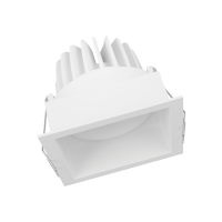 SPOT SQUARE DK ADJ 8W/830 650LM 36DEG SUUNATAV KANDILINE VALGE DOWNLIGHT