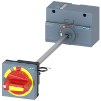 3VA9257-0FK27 3VA1 250 TARVIK UKSE KÄEPIDE KOLLA/PUNANE IP65 UKSE LUKUSTUSEGA 24VDC VALGUSTUS