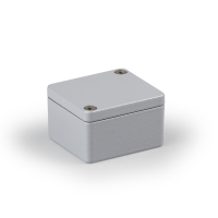 HALP061004 CUBO H AL PAIGALDUSKARP ALUMIINIUM 64X98X35MM RAL7001 VÄRVITUD