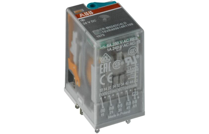 CR-M012DC2 RELEE 2C/O. A1-A2=12VDC. 250V/12A ABB