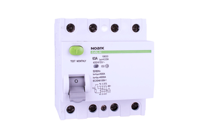 NOARK Ex9L-N  RIKKEVOOLUKAITSE 4P 25A 30mA 6kA AC